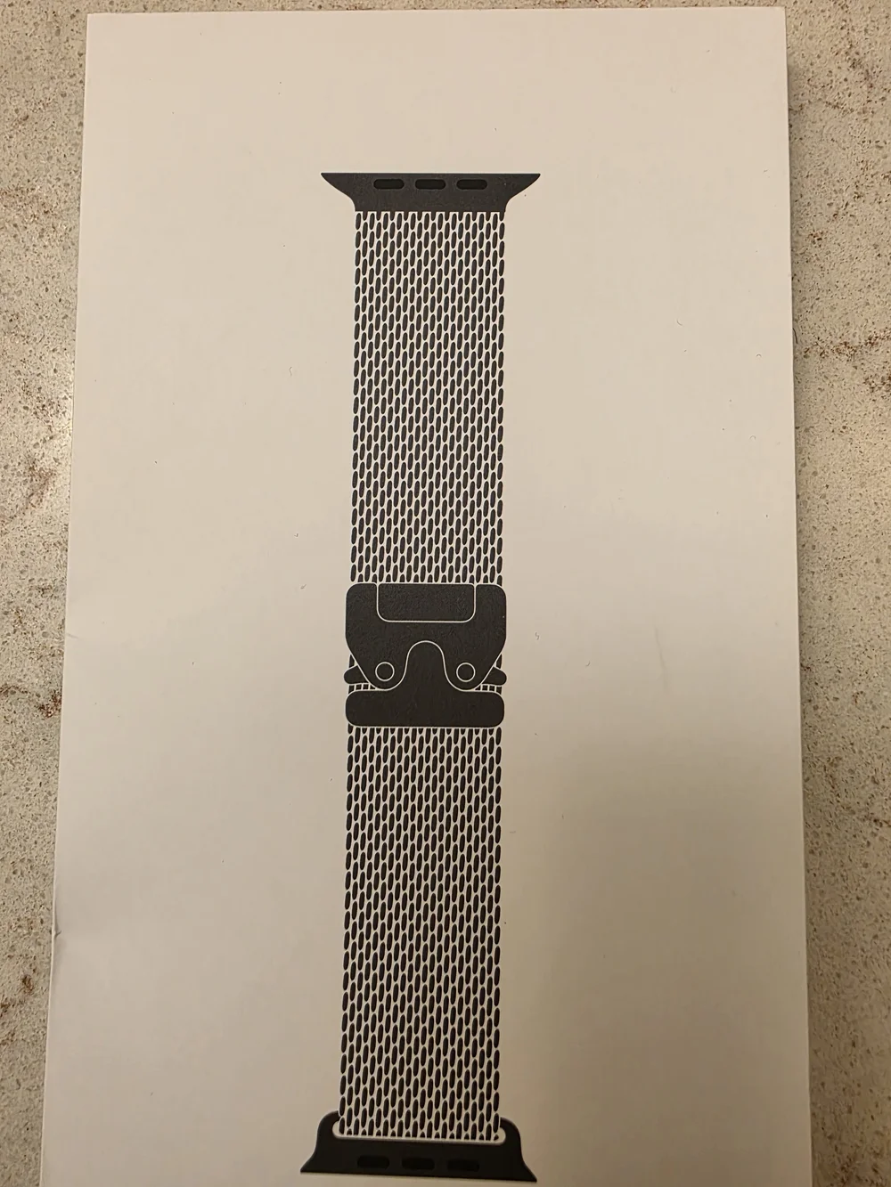 Apple Black Mesh Smartwatch with Crystal-Studded Bezel